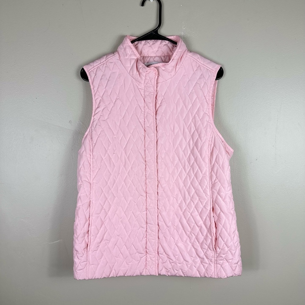 Crofts and barrow size large 19-1/2 p2p length 24 light pink preworn pockets